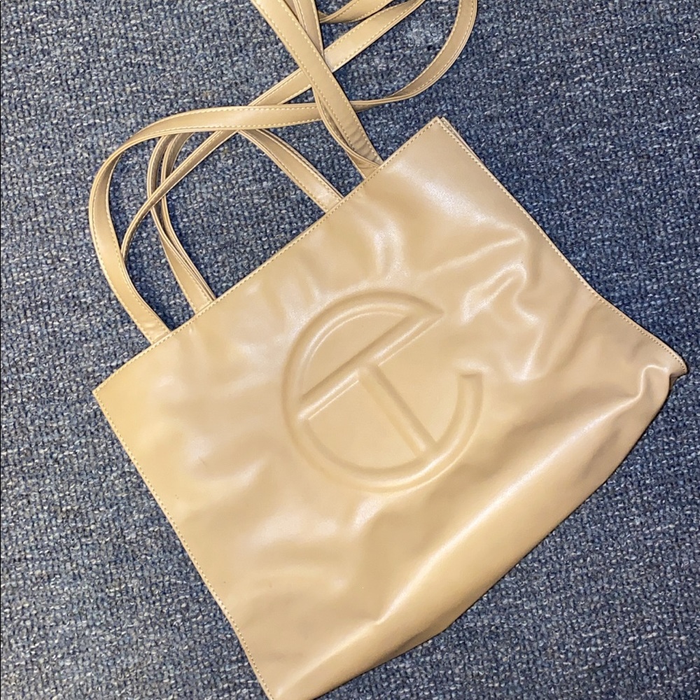 Telfar Medium Shopping Bag - Cream